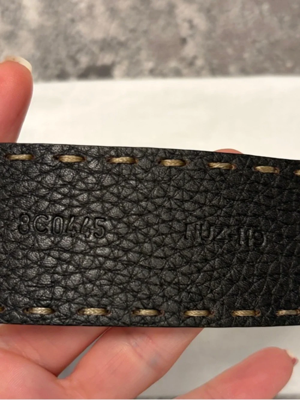 Fendi Black Leather Belt with Gold Engraved Horse Buckle